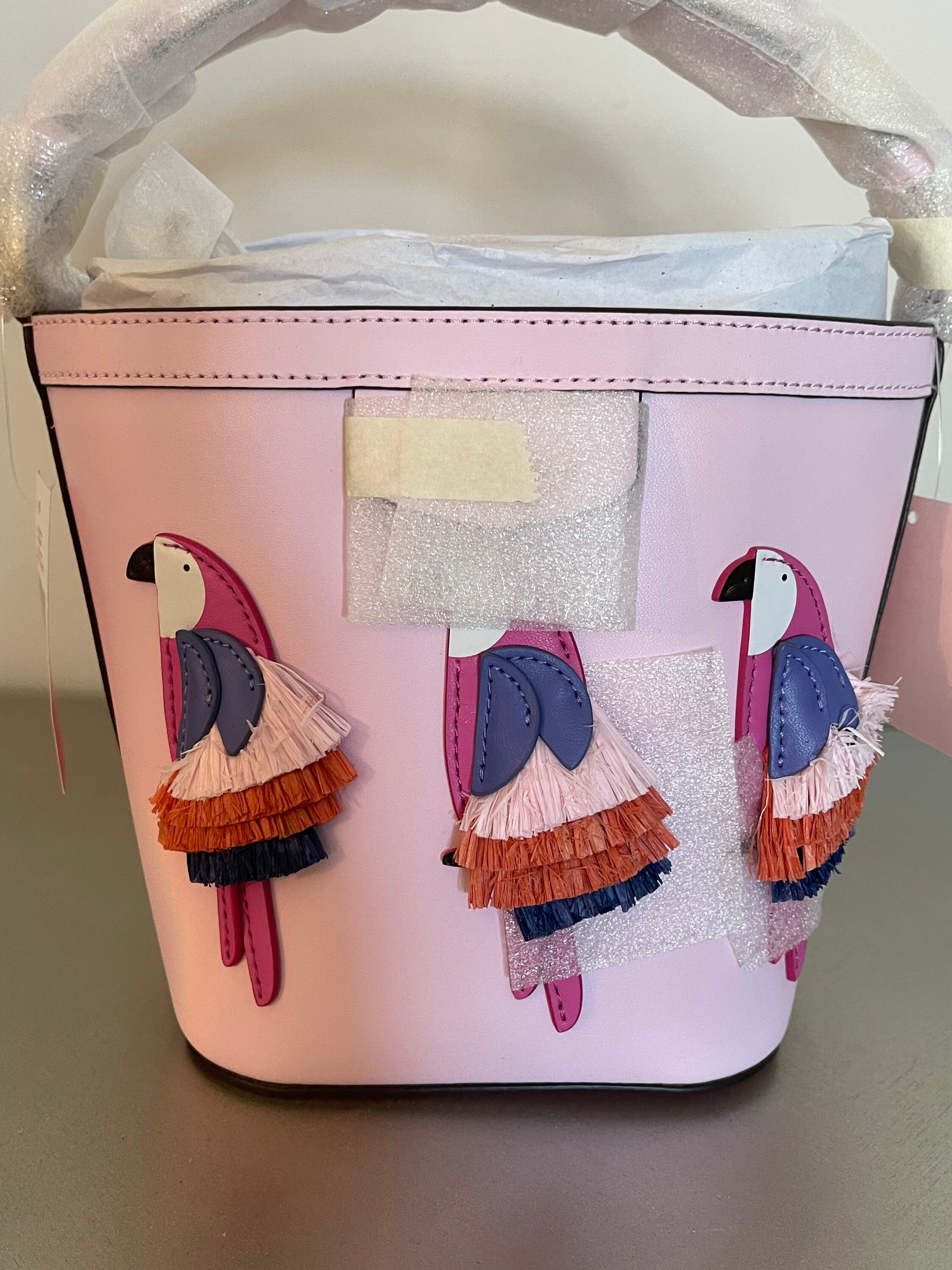 pippa flock party small bucket bag