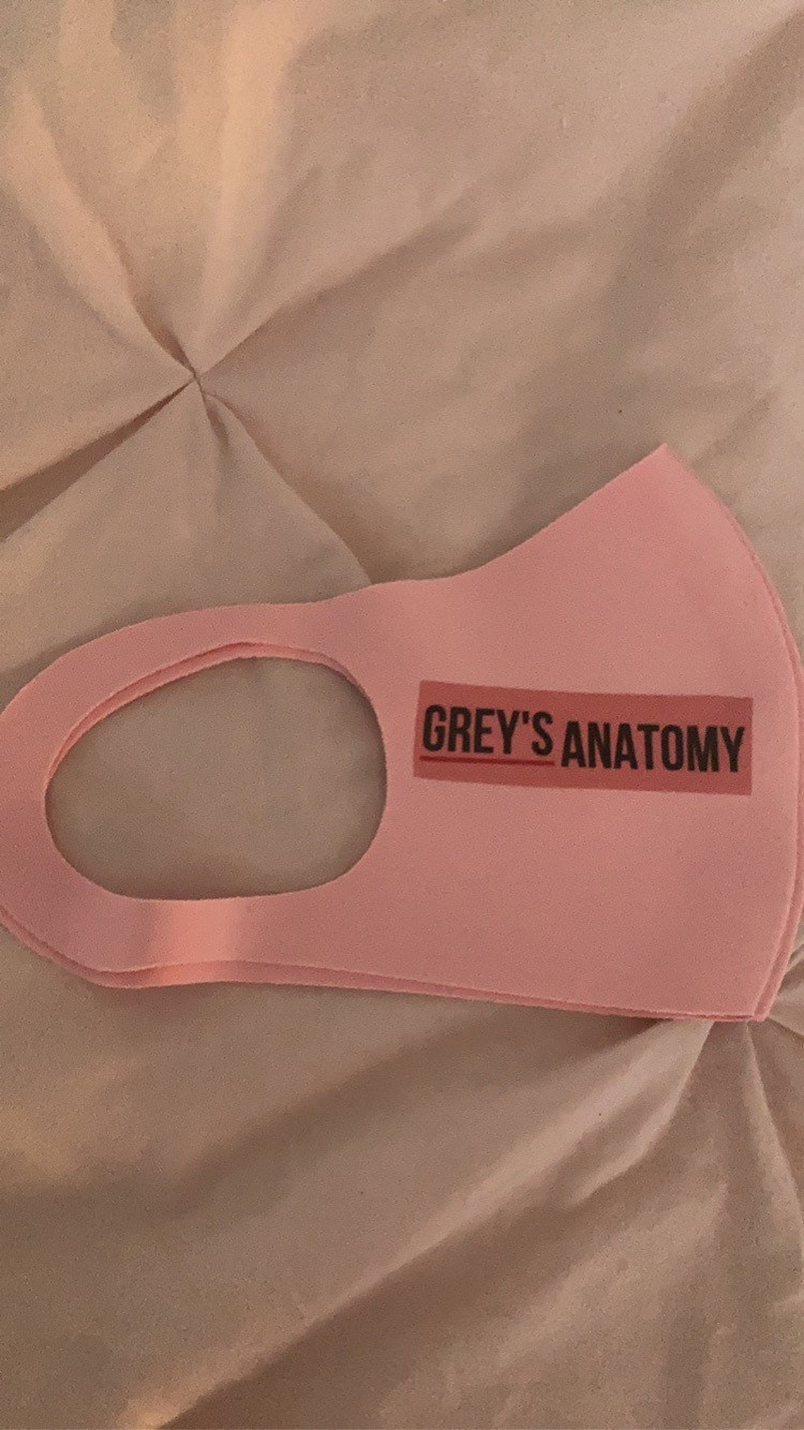Greys anatomy face mask Etsy