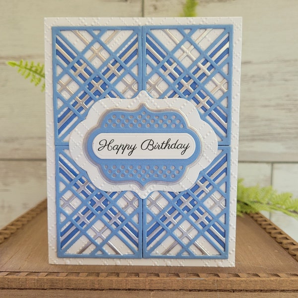 Happy Birthday Card - Handmade Card for Man - Handmade Card for Woman - Birthday Card for Him - Birthday Card for Her