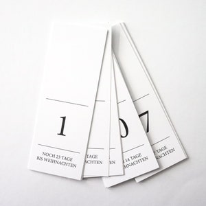 Adventskalender Zahlen 1-24 | Weihnachten, Adventskalender, Weihnachtskalender, Papierzuschnitte