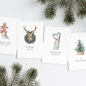 Postkartenset Landhauszauber für eine besinnliche Weihnachtszeit