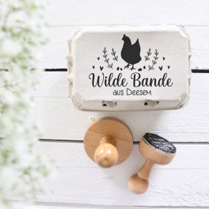Eierstempel Hanna | Stempel Eier Eierkarton Huhn Landwirt Ei Etiketten Frische Eier Eierschale Eierbox Landwirtschaft Stall Heu Hühner
