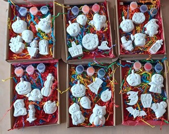 Paint your own Halloween Party Boxes, Party favours, Painting, Art and Crafts, Kids Crafts, Trick or Treat