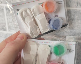 Paint your own Cars party Favours, Party Favours, Cars, Art and Crafts, Kids Crafts, Kids activity, Birthday, Goodie bags, Painting.