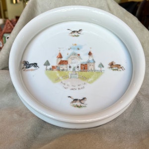 This Is The House That Jack Built childs plate circa 1910 -Three Crown China in Germany
