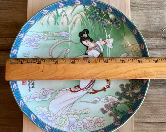 Imperial Jingdezhen Porcelain Decorative Plate Lady White - Etsy