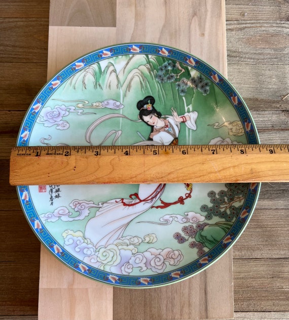 Imperial Jingdezhen Porcelain Decorative Plate Lady White - Etsy