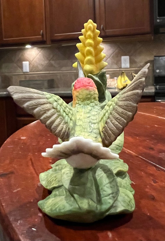 Bronson Collectibles 1996 Allen's Hummingbird With Aphelandra - Etsy