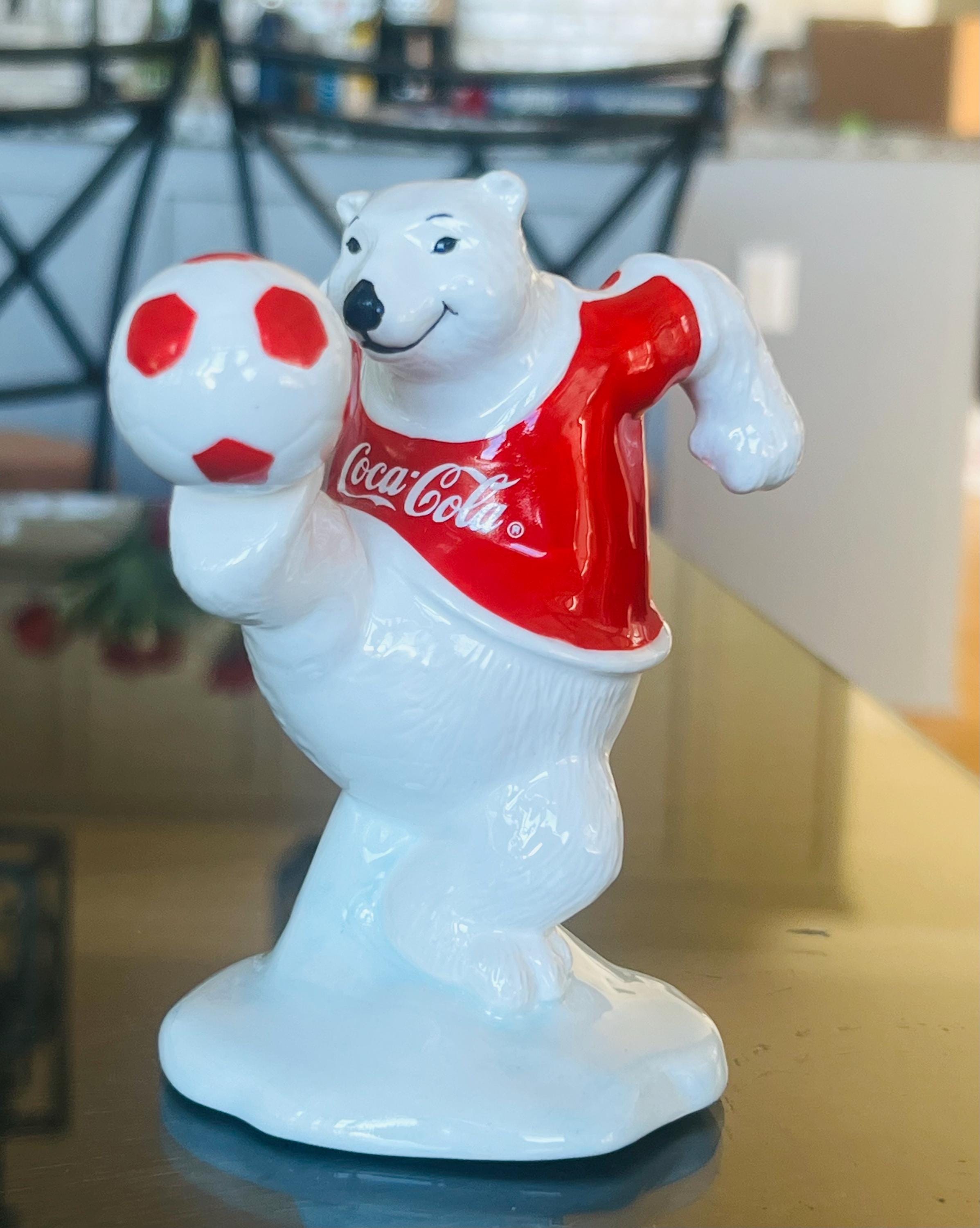 Coca Cola Polar Bear - Always Playing Soccer- 1996 - Etsy
