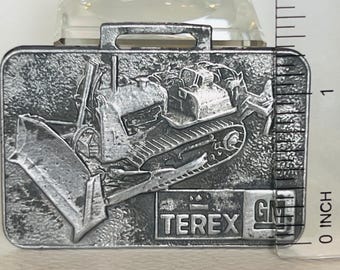 Terex GM  Heavy Machinery Metal Vintage Watch Fob