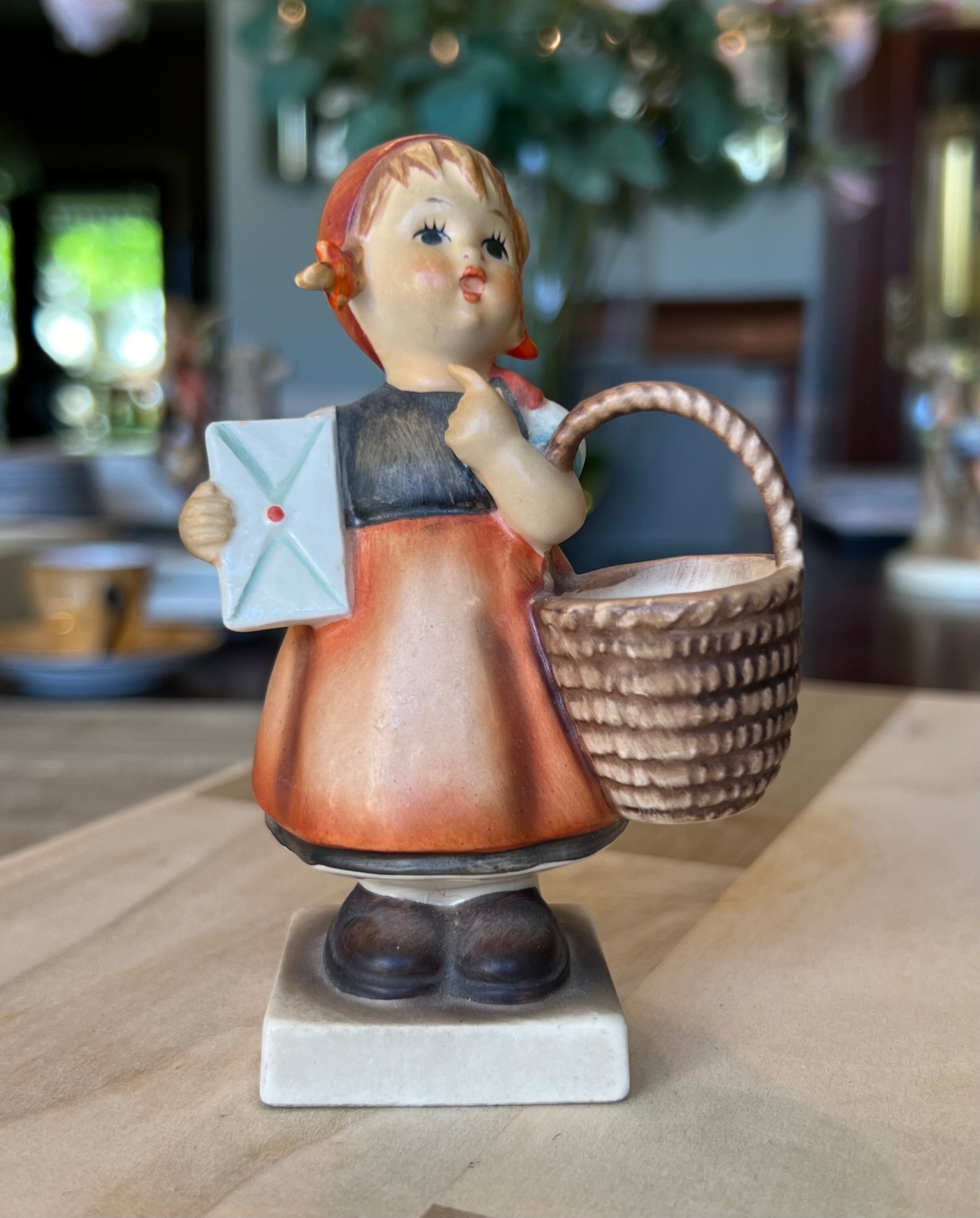 絶版•美品•ゲーベル•フンメル人形•Meditation•考え中•ビンテージ MI Hummel “meditation” Figurine TMK 4 # 13 - Etsy