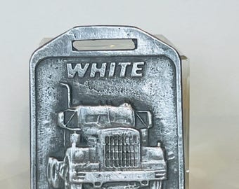 White Motor Corporation Metal Vintage Watch Fob