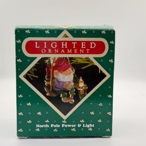 Hallmark 1987 North Pole Power & Light Ornament