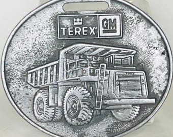Terex GM Heavy Machinery Metal Vintage Watch Fob