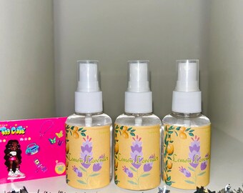 Raumspray mit Zitrone und Lavendel
