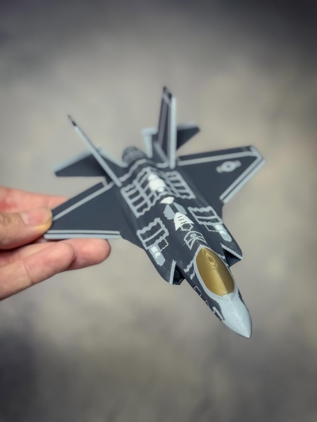 F-35 Lightning II 3D Model – Modern Fighter Jet, Desktop Aircraft Decor ...