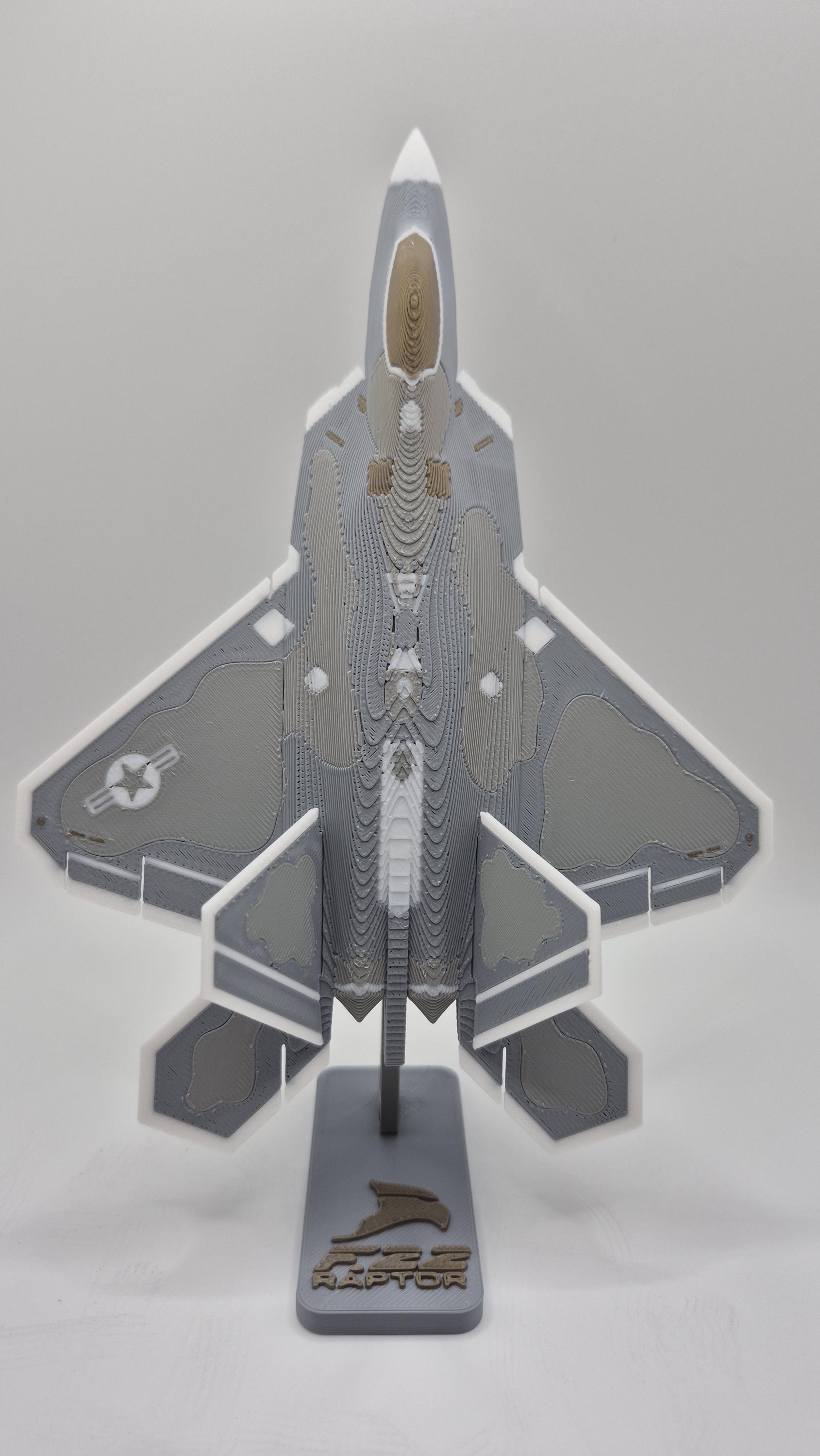 F 22 Raptor Display Model F-22 Raptor 3D Model – Stealth Fighter Jet Desktop Display - Etsy