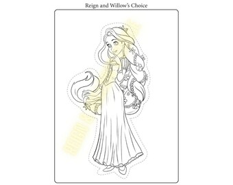 Download Disney Coloring Pdf Etsy