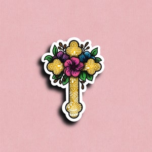 Croix florale