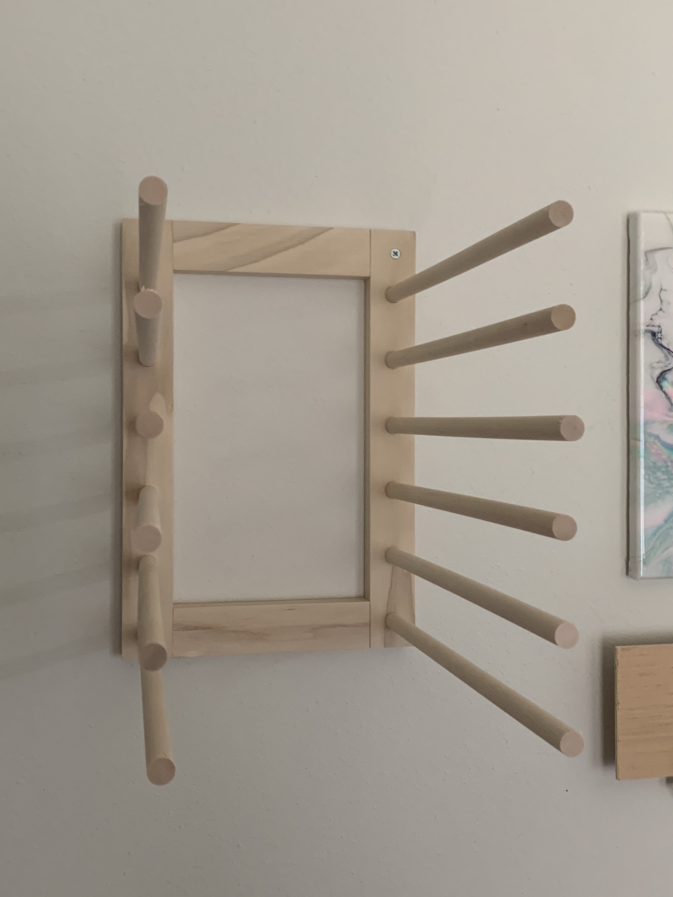 Wall Mounted Painting Canvas Drying Rack Acrylic Resin Etsy