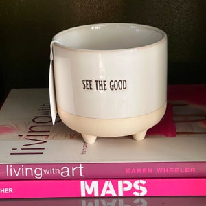 SEE THE GOOD Ceramic Planter Pot Cachepot