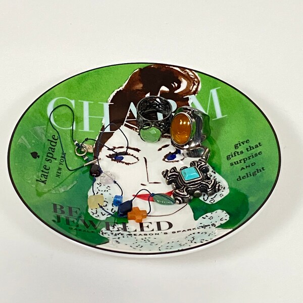 Lenox Kate Spade Make Headlines Tidbit Plate Trinket Tray Catchall