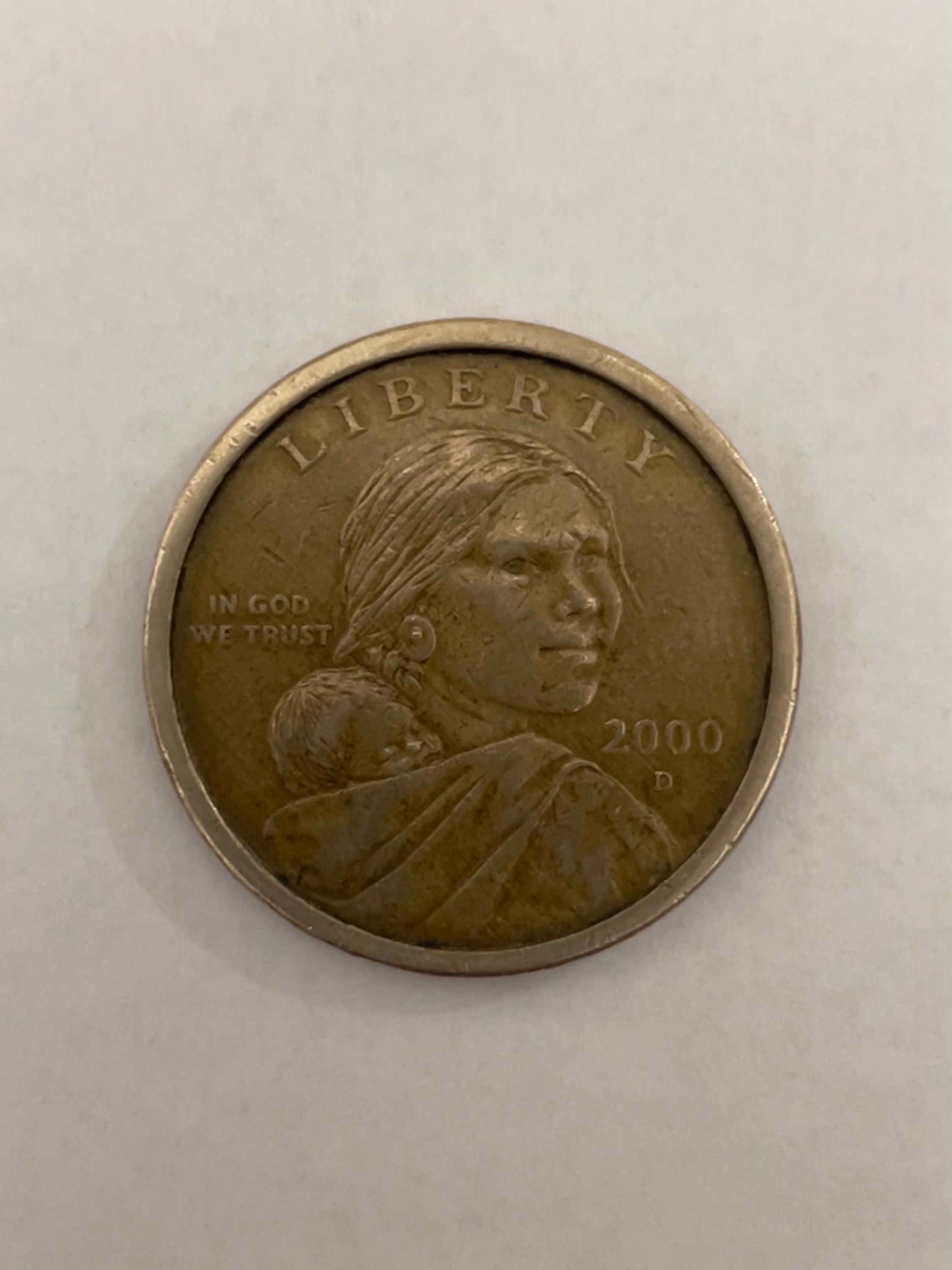 RARE Sacagawea 2000D Gold Dollar | Etsy