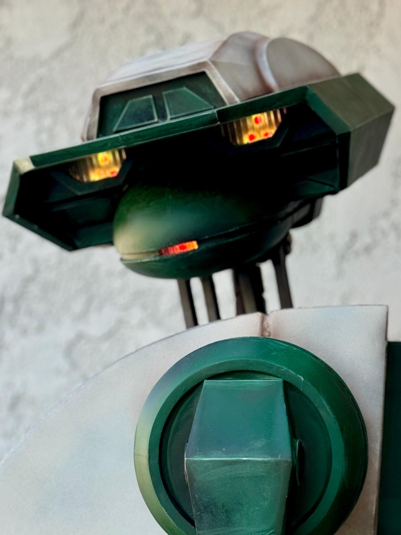 Tactical Droid Head ONLY With Base. FINISHED - Etsy