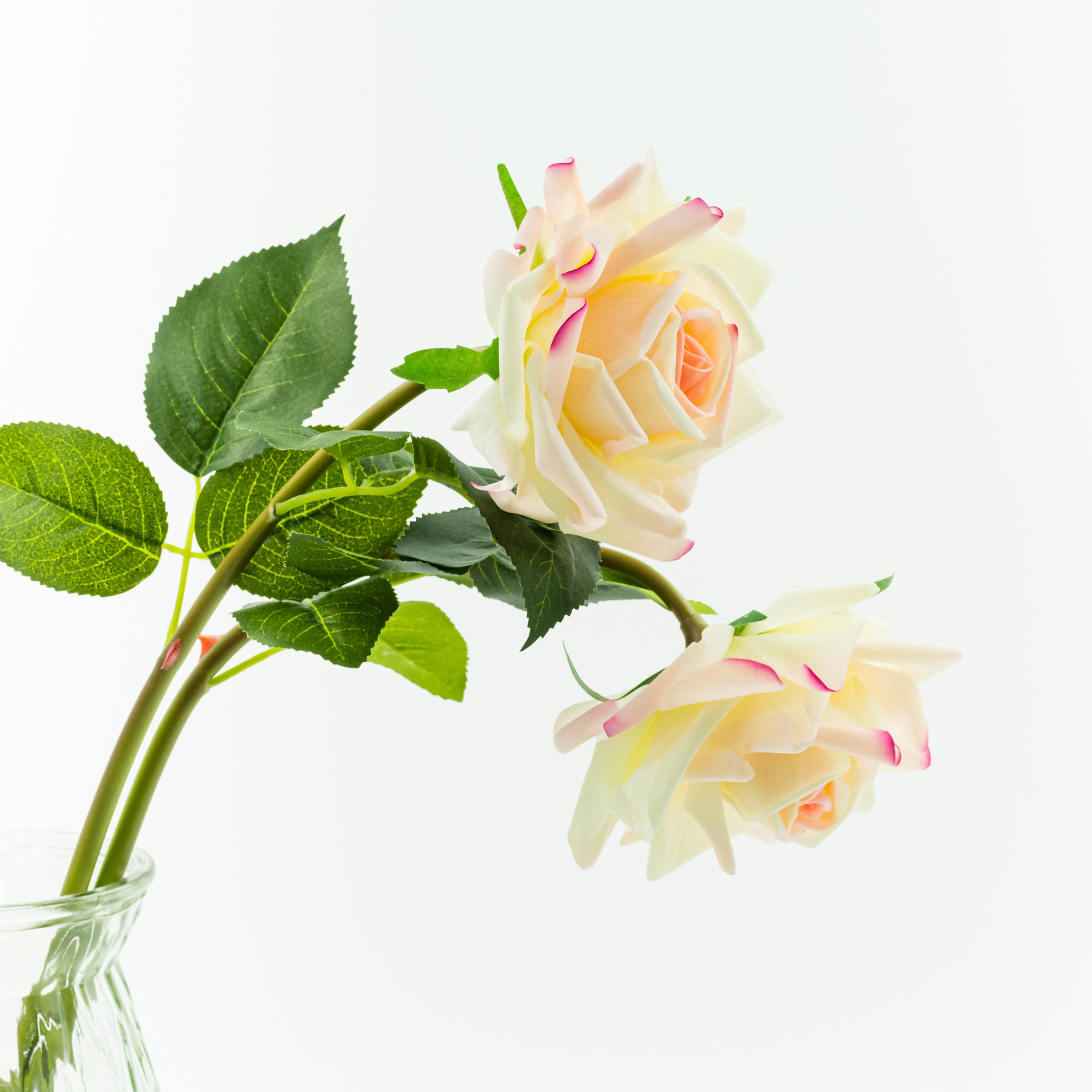Artificial Pink Roses With Real Touch Roses at the Wedding - Etsy
