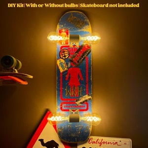 Skateboard light kit | DIY | Quattro | Ceiling | Wall lamp | Upcycle