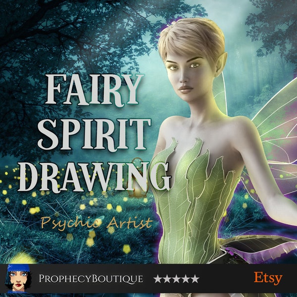 Spirit Companion Fairy - Lecture de tarot et dessin intuitif sur votre guide spirituel de fée, lecture de cartes de tarot et canalisation de l'esprit le même jour