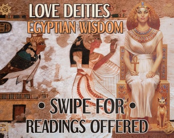 Love Egyptian Deities Decoding Messages & Divine Portraits - Deity Confirmation, Deity Reading, Deity Identification Same Day Reading