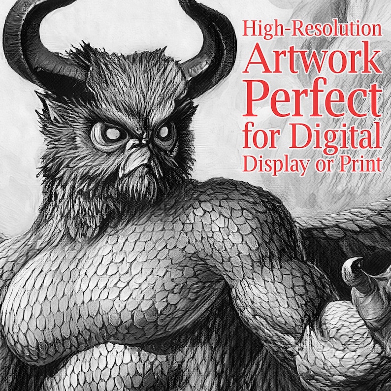 Ars Goetia Demon Portrait & Psychic Reading | Dark Art and Personalized Digital PDF Report by Sotherys image 7