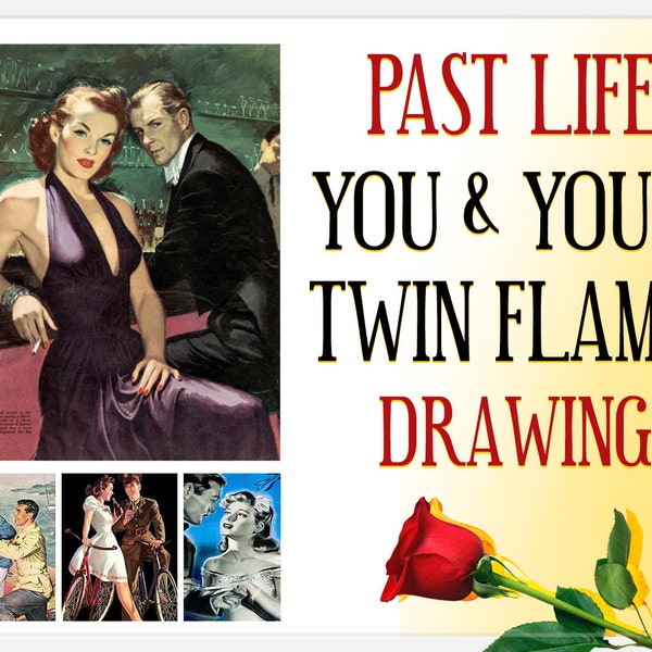 Twin Flames In A Past Life? Love Reading Twin Flame Journey, Karmic Relationship, Future Reincarnation Reading & Drawing On Your Past Life