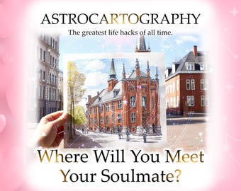 Astrocartography Soulmate Location Reading | Astrology Love Map Report (PDF Download)