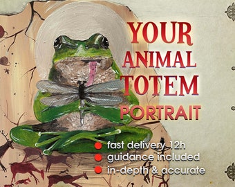 What Is Your Spirit Animal? Your Current Spirit Animal Totem - Same Day Tarot Reading & Intuitive Drawing Spiritual Art