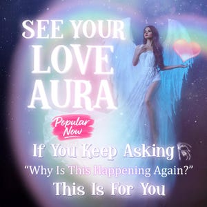 LOVE AURA READING | Is Your Love Aura Ready for Romance? | Psychic Tarot & Intuitive Aura Portrait Same Day