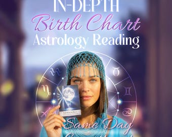 Birth Chart Astrology Reading | In-Depth Natal Chart Report | Personalized Same Day PDF by Sotherys