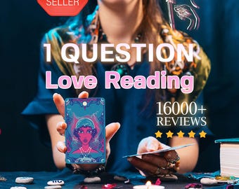 1 Question Love Reading | Psychic Tarot Clarity, Same Hour (PDF)