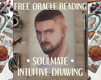 Soulmate Drawing Psychic Forensic Art, Sketch Artist & Intuitive Oracle Cards Reading, Same Day Composite Drawing Of Your Future Husband