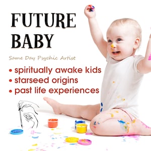 Lectura del futuro bebé y dibujo intuitivo: niños espirituales dotados, orígenes de las semillas estelares, experiencias de vidas pasadas: lectura psíquica del amor el mismo día