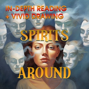 Spirits Around Drawing Psychic Artist - I Will Draw The Spirits Around Your Home Psychic Drawing and Reading - Same Day Delivery