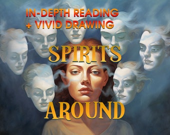 Geesten rond tekenen paranormale kunstenaar - ik zal de geesten rond je huis tekenen paranormaal tekenen en lezen - bezorging op dezelfde dag