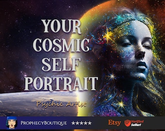 Cosmic Self Portrait | Astrology Reading & Planetary Patron | Personalized Digital PDF Report +Art