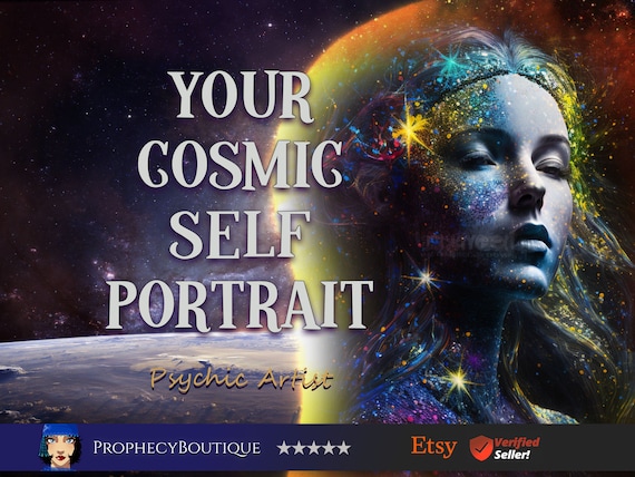 Cosmic Self Portrait | Astrology Reading & Planetary Patron | Personalized Digital PDF Report +Art