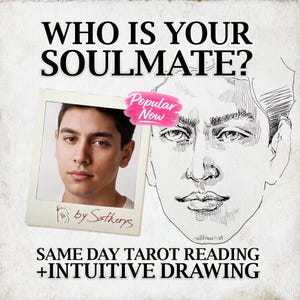 Portrait d'âme soeur et lecture de cartes de tarot d'amour : art de la clairvoyance le même jour