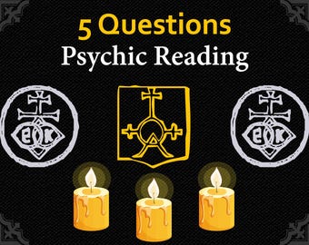5 Questions In-Depth Psychic Reading | Ancient Wisdom for Modern Seekers | Same Day Digital Sotherys