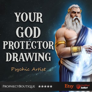 Your Deity Paranormaal Kunstenaar - I Will Draw Your God & Goddess Guide Paranormaal tekenen en lezen op dezelfde dag Spirituele kunst lezen
