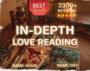 Love Psychic Reading Same Hour, Love Reading PDF With Spread Photo, Tarot Card Psychic Guidance Love, Relationship Tarot Reading