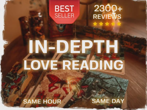 Love Psychic Reading Same Hour, Love Reading PDF With Spread Photo, Tarot Card Psychic Guidance Love, Relationship Tarot Reading